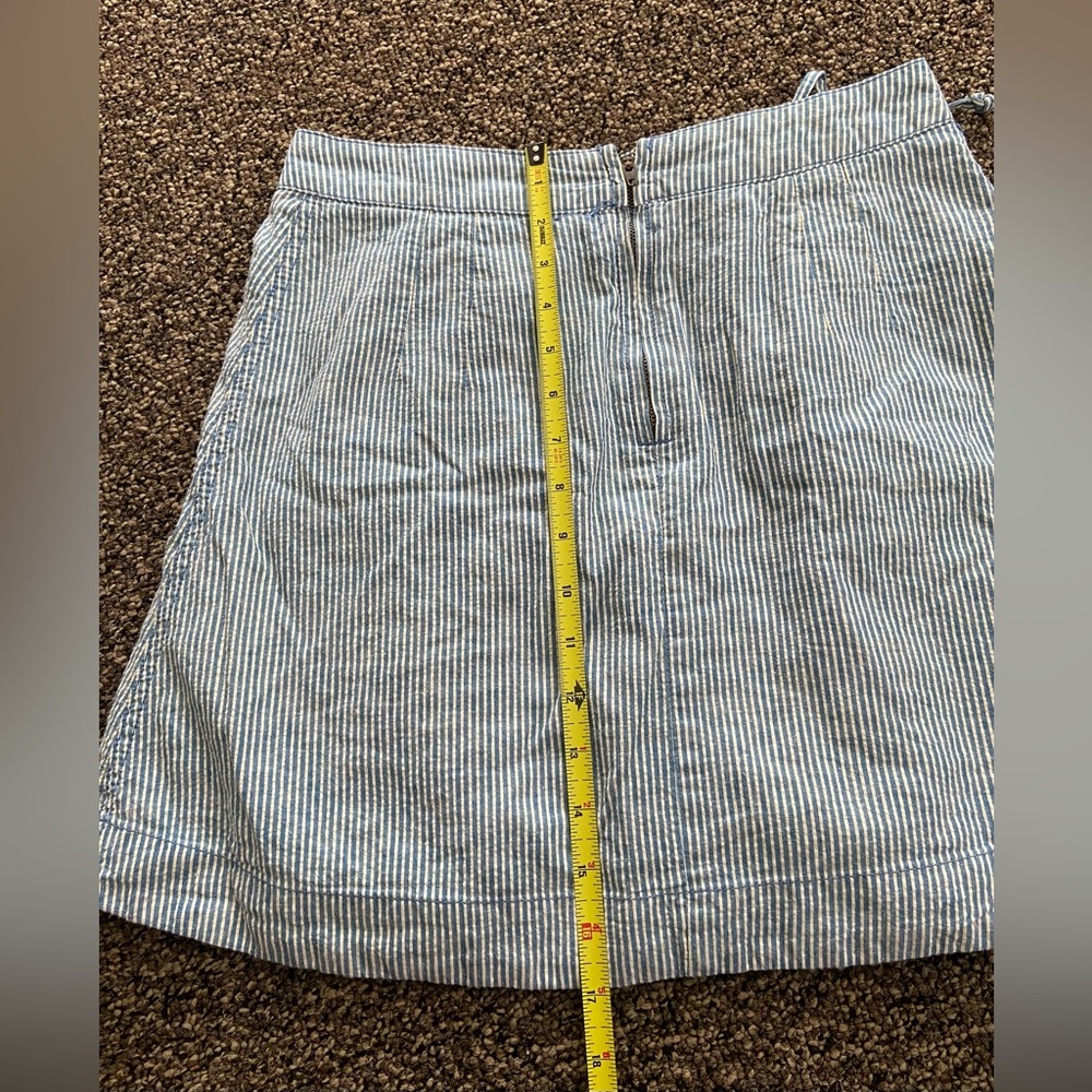 Free People skirt, Blue & White  size:8 - Picture 6 of 14